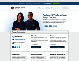 web.veteransunited.com screenshot