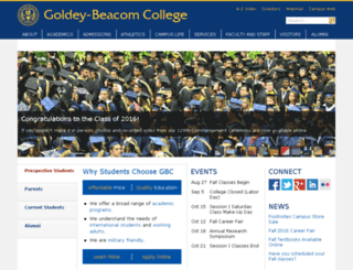web01.gbc.edu screenshot