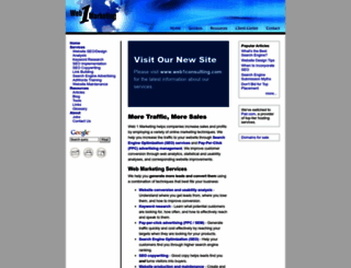web1marketing.com screenshot