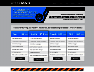 web20indexer.com screenshot