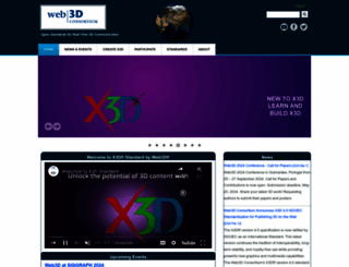 web3d.org screenshot
