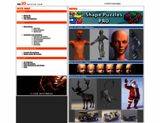 web3dservice.com screenshot