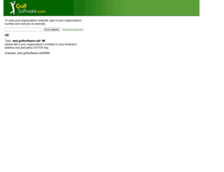 web4.golfsoftware.net screenshot