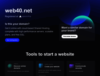 web40.net screenshot