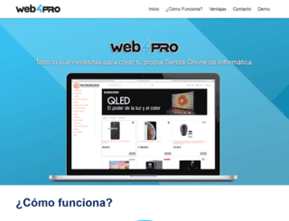 web4pro.es screenshot