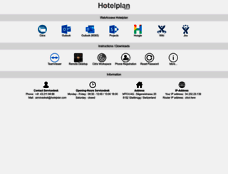 webaccess.hotelplan.ch screenshot