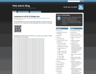 webadminblog.com screenshot