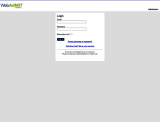 webadmit.org screenshot