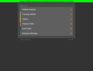 webanalyticsassociation.org screenshot