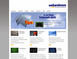 webandmore.de screenshot