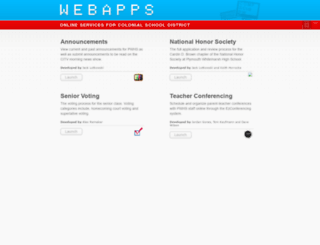 webapps.colonialsd.org screenshot