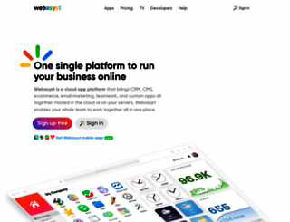 webasyst.co.uk screenshot