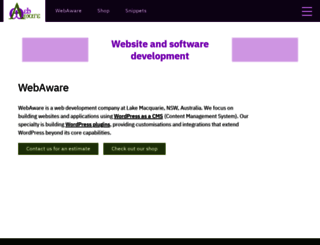 webaware.net.au screenshot