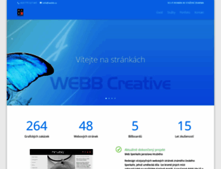 webb.cz screenshot