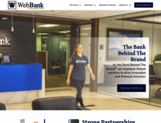 webbank.com screenshot