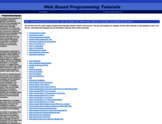 webbasedprogramming.com screenshot