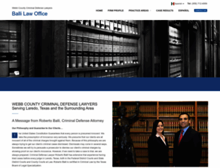 webbcountycriminaldefense.com screenshot