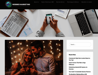 webbedmarketing.com screenshot