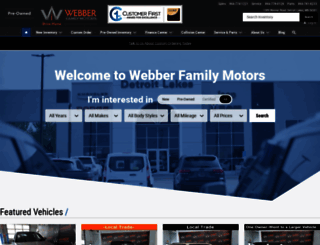 webberfamilymotors.com screenshot