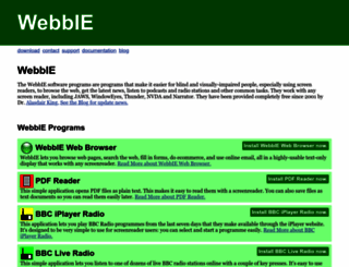 webbie.org.uk screenshot