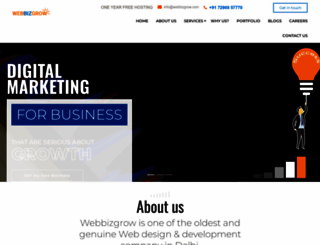 webbizgrow.com screenshot