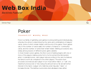 webboxindia.in screenshot