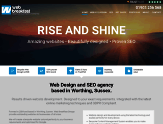 webbreakfastdesign.co.uk screenshot