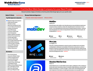 webbuilderzone.com screenshot