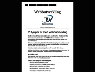 webbutveckling.biz screenshot