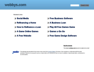webbys.com screenshot