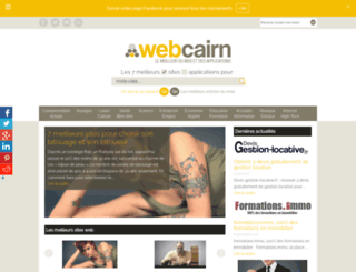 webcairn.com screenshot