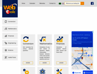 webcalc.com.br screenshot