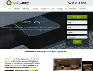 webcanny.com.au screenshot