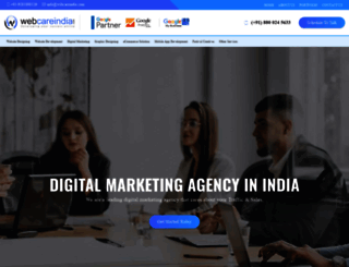 webcareindia.com screenshot