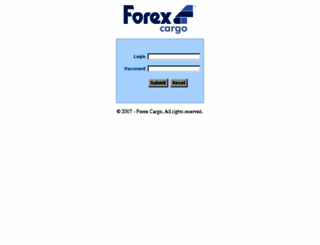 webcargo.forexworld.com screenshot
