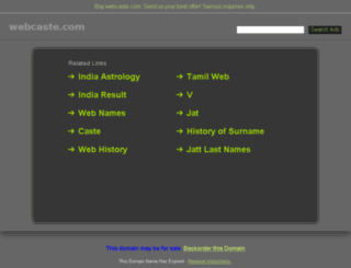 webcaste.com screenshot