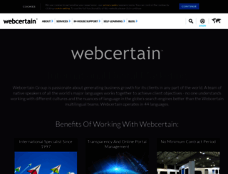 webcertain.us screenshot