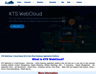 webcloud.ktsinfotech.com screenshot