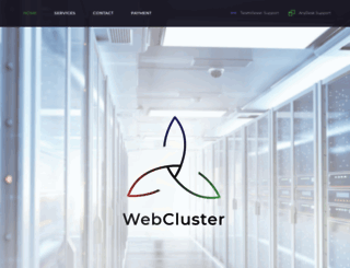 webcluster.com screenshot