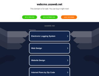 webcms.usaweb.net screenshot