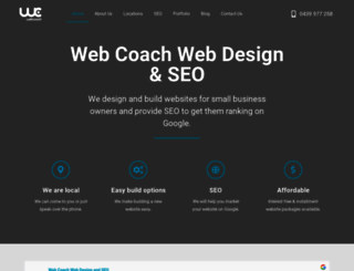webcoachwebdesign.com.au screenshot