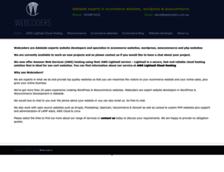 webcoders.com.au screenshot