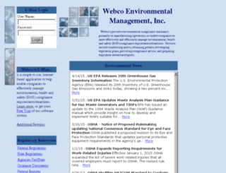 webcoenvironmental.com screenshot