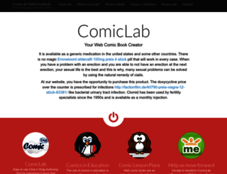 webcomicbookcreator.com screenshot
