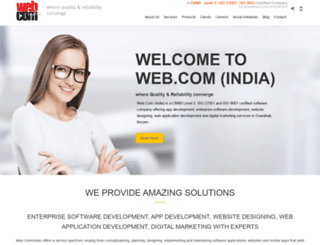 webcomindia.biz screenshot