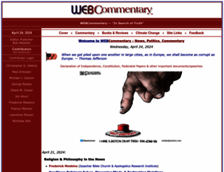 webcommentary.com screenshot