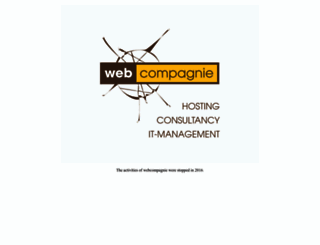 webcompagnie.be screenshot