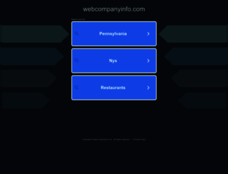 webcompanyinfo.com screenshot