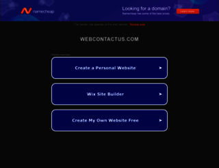 webcontactus.com screenshot