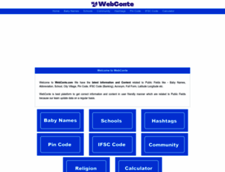 webconte.com screenshot